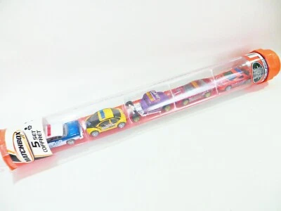 MATCHBOX 5 CAR SET/PACK/TUBE 'POLICE DARE BRIGADE ANTI-DROGUE'. MIB/BOXED - Image 1 of 4