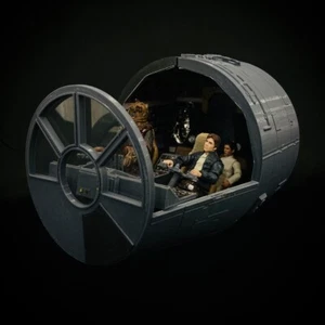 Custom Millennium Falcon Cockpit Diorama #2 for 6 Inch (1:12) Figure - Picture 1 of 11