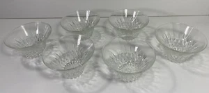 Duralex Juego De 6 Cuencos De Vidrio Transparente Fruta Postre Natillas Hechos En Francia - Imagen 1 de 7