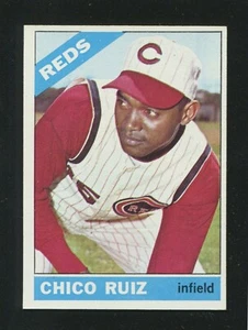 #159 CHICO RUIZ, Reds - 1966 Topps: EX-MT+, Pack Fresh, Good Gloss 201530 - Picture 1 of 3