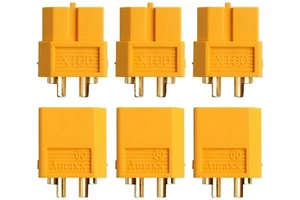 Contacto dorado XT60 3 pares Yuki AM-627-3P - Imagen 1 de 1