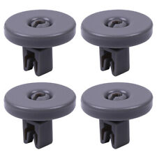  4 Pcs Dishwasher Wheels Abs Lower Rack Parts Bracket Roller