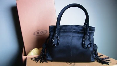 Подлинный TOD'S D-сумка - черный Sera микро Дамская сумка - Рекомендуемая розничная цена производителя $1,085 - Изображение 1 из 4