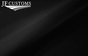 BLACK AUTOMOTIVE GRADE CARBON VINYL 100cm x 100cm CRAFTS PREMIUM FABRIC - Picture 1 of 3