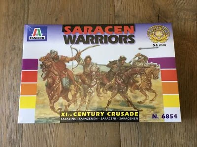 Italeri 6854 Medieval War Crusades Saracen Mounted Warriors Cavalry 54mm New  - Image 1 of 4