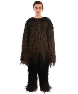 Unisex Hairy Warrior Mountain Bigfoot Yeti Costume | Ape Military Leader Costume - Picture 1 of 7