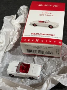 2016 Hallmark Andenken Miniatur Traum Cabrio Neu aus altem Lagerbestand - Bild 1 von 3