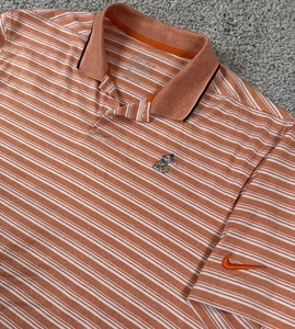 Nike Dri Fit Disney Parks Poloshirt Mickey Mouse orange Streifen Golf Herren Medium - Bild 1 von 7