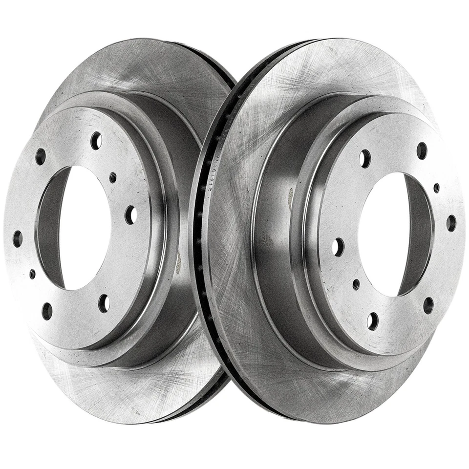 Rear Disc Brake Rotors For 2000 2001 2002 2003 2004 2005 2006 Mitsubishi Montero - Image 1 of 4