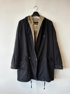 Vintage Express Jacket Womens Small Hooded Parka Coat French Country 90s Korea - Picture 1 of 6