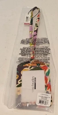 Vera Bradley Luggage ID Tag~ Evening Garden ~ Multicolor ~ Travel ~NWT