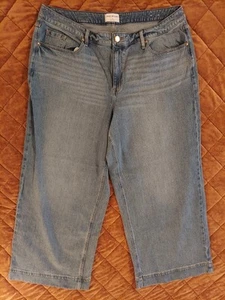 Jeans Lane Bryant corte exclusivo tiro alto pierna ancha talla 20 - Imagen 1 de 12