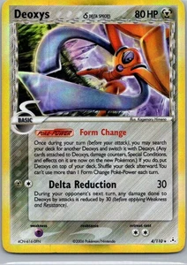 Pokemon TCG Deoxys δ 4/110 Holon Phantoms Holo MP - Bild 1 von 2