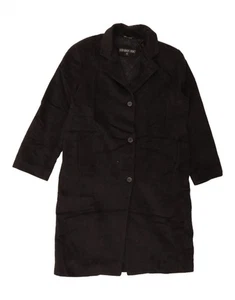 LONDON FOG Womens Overcoat UK 12 Medium Grey Angora CN20 - Picture 1 of 3