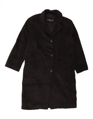 LONDON FOG Womens Overcoat UK 12 Medium Grey Angora CN20 - Image 1 of 3