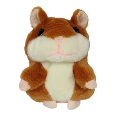 Homilía Hablando Hámster Repite Lo Que Dices Peluche Animal Juguete Hámster Electrónico Foto 1 de 4