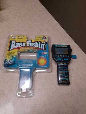 Vtg.1996 Bass Fishin 1998 Handheld Game by Radica - Image 1 of 4