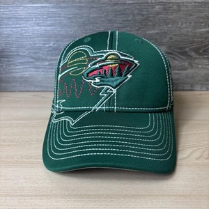 Minnesota Wild Hat Cap Fitted Youth NHL Hockey Center Ice Collection Reebok - Picture 1 of 12