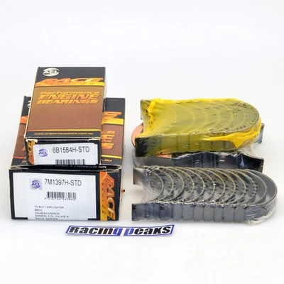 BMW N54B30 N55B30 S55B30 135 335 1M M2 M3 M4 main rod bearings set ACL Race - Image 1 of 4