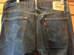Vaquero oscuro Levi's delgado recto 514 34 X 34 - Imagen 1 de 10