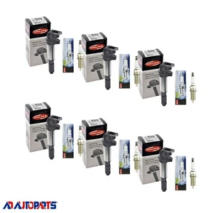 6 Delphi Coils+ 6 Denso Platinum Spark Plugs For BMW 128i, 328i, 530i, X5, Z4 - Picture 1 of 3