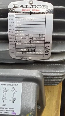 Baldor 10 HP 1760 RPM Electric Motor - (EM3774T) - Image 1 of 3