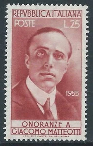 1955 ITALIA MATTEOTTI MNH ** - B11-4 - Picture 1 of 1