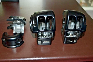 Genuine HARLEY DAVIDSON Left & Right Switch Housing Plus Clutch Bracket - Bild 1 von 4