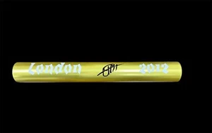 Usain Bolt Signed Gold Baton COA Exact Proof Photo 79 - Picture 1 of 10