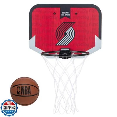 Aro de baloncesto Franklin Sports NBA Portland Trail Blazers mini sobre la puerta Foto 1 de 4