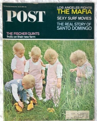 THE SATURDAY EVENING POST JULY 31 1965 LA MAFIA SANTO DOMINGO - Image 1 of 4