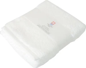 Japanese Imabari Bath Face Towel Cotton 100% 85 x 34cm White Made in JAPAN - Picture 1 of 3