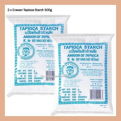2 X Erawan Tapioca Starch 500g - Gluten Free Starch, Product Of Thailand • 13.99$