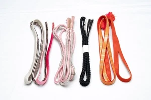 LIEBES VANILLE JAPANISCHES OBIJIME KORDELSET FÜR DAMEN KIMONO OBI VERSCHLUSS STRING - Bild 1 von 9