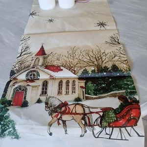 Weihnachtsdeko Weihnachten Tischwäsche Tischdecke Tischläufer - Bild 1 von 5