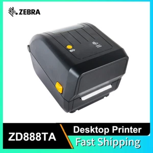 Zebra ZD888TA 203DPI Thermal Transfer & Direct Thermal USB Desktop Label Printer - Picture 1 of 11