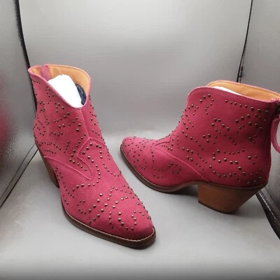 Botas vaqueras Dingo Denim N Diamonds 8,5 M rosa fucsia tachonadas 2 Foto 1 de 4