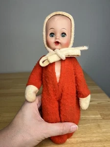 Vintage 10" BABY DOLL 1950's MOLDED HAIR SLEEP EYES DRINK WET - Picture 1 of 24
