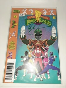 Boom Studios Power Rangers #1 Launch Variant Signed Kyle Higgins 195/222 9.8 COA - Picture 1 of 3