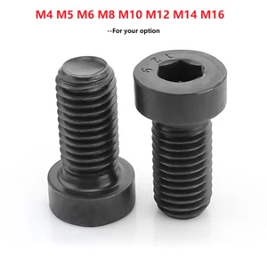 M10-M16 LOW HEAD CAP SCREW BLACK HIGH TENSILE 12.9 ALLEN KEY HEX SOCKET BOLT - Picture 1 of 7