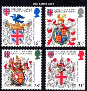 GB 1984 College of Arms SG1236 - 1239 Unmounted Mint MNH - Picture 1 of 1