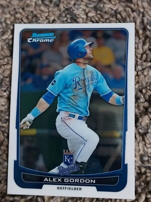 2012 Topps Bowman Chrome Baseball Card Alex Gordon  - Image 1 of 2
