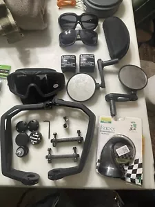 Can Am Handle Bars And Mirrors And Horn And Googles Great Deal - Foto 1 di 4