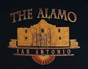 Vintage The Alamo San Antonio Texas T-shirt Single Stitch 60/40 Souvenir - Picture 1 of 5