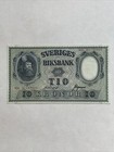 World Paper Money - Sweden - 10 Kronor - 1951 - Gem Unc - Rare!