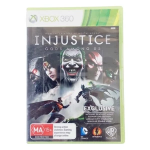 INJUSTICE : Gods Among Us - XBOX 360 Game PAL Complete - Picture 1 of 6