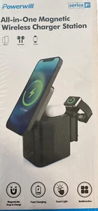 Powerwill   All-in-one Magnetic Wireless Charger Station - Picture 1 of 6