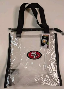 New NFL San Francisco 49ers Clear Crossbody Carry All Stadium Security Approved) - Picture 1 of 6