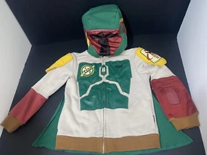 Star Wars Disney Store Boba Fett Bounty Hunter Hoodie Jacket Dress Up Age 5-6 - Picture 1 of 24