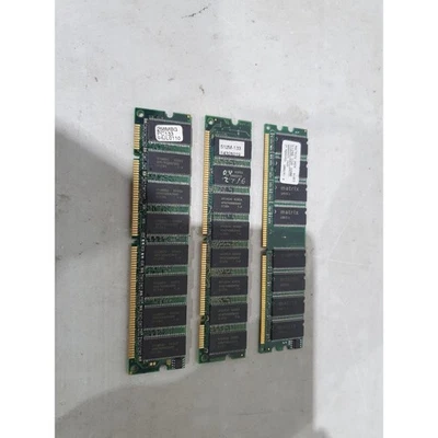 (Lot of 3) Various Brands DDR512PC3200 512MB & 256MB DIMM DDR RAM Memory Module - Image 1 of 4